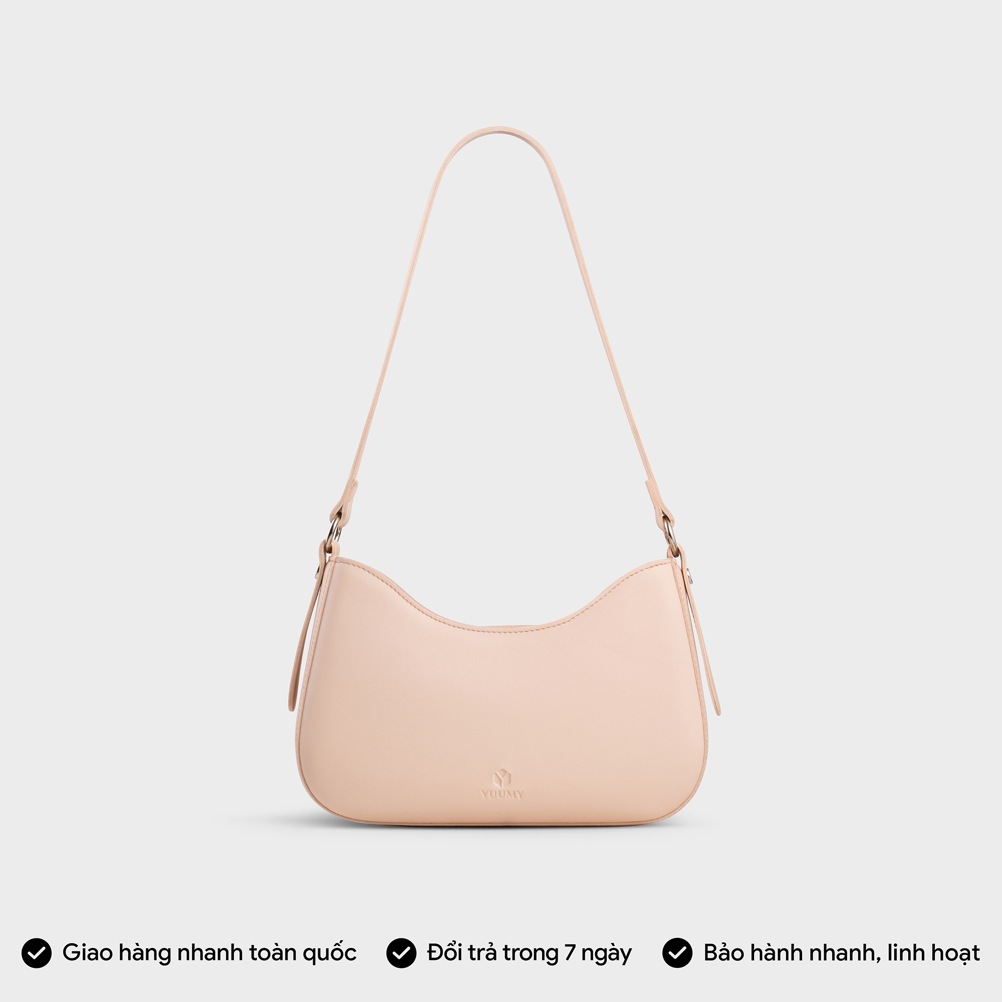 Túi Yuumy ( Thời trang nữ thiết kế đơn giản size 25 - Túi đeo vai da Seasand YN266 )