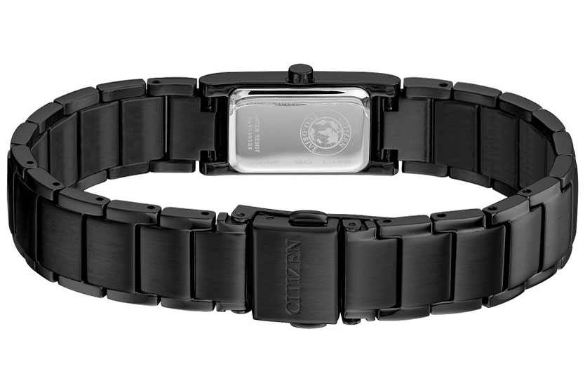 Đồng Hồ Nữ Citizen Đính Kim Cương Dây Thép Không Gỉ EG7055-51E - Mặt Đen
