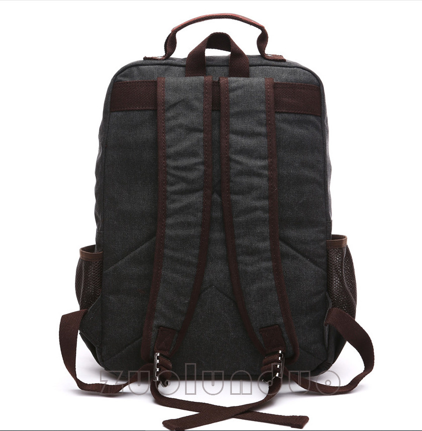 Balo nam thời trang vải canvas phong cách mới- đi làm, đi học,đi chơi,đựng laptop (15,6")