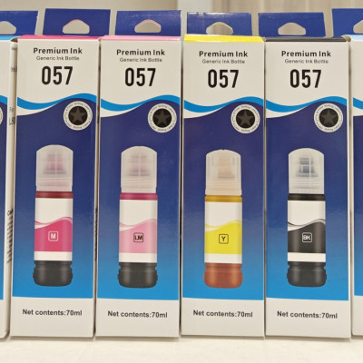 Set 6 màu Mực in phun màu Epson 057 dùng cho máy L8050/L18050, hàng nhập khẩu.