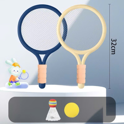 Bộ Đồ Chơi Thể Thao Vợt Cầu Lông 32cm, Vợt Tennis Trẻ Em, 1 Quả Bóng và Cầu Pickleball - HÀNG CHÍNH HÃNG MINIIN