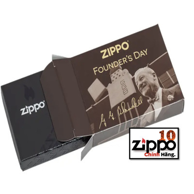 Bật lửa  ZIPPO 46213 Founder’s Day Collectible 2024 - Chính hãng 100%