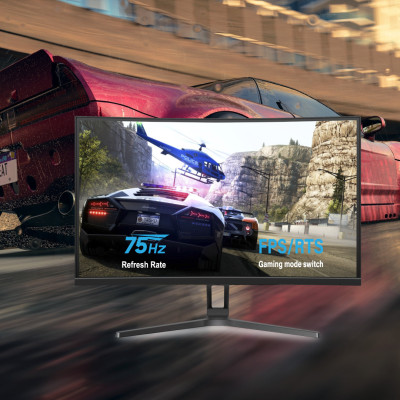 Màn hình VSP CM2705H Gaming cong 27inch (27" FHD MVA 75Hz 6.5Ms, VGA/HDMI) - Hàng chính hãng TECH VISION phân phối