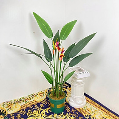 Cây thiên điểu lá nhọn giả - Size từ 120cm, 160cm, 180cm - Cây giả, hoa lụa Decor trang trí nhà cửa