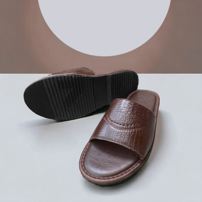 DÉP QUAI NGANG CHẤT LIỆU DA BÒ VATIS VA2051 | KHÂU ĐẾ CHẮC CHẮN