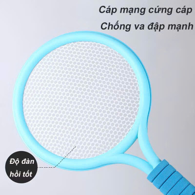 Bộ Đồ Chơi Thể Thao Vợt Cầu Lông 32cm, Vợt Tennis Trẻ Em, 1 Quả Bóng và Cầu Pickleball - HÀNG CHÍNH HÃNG MINIIN