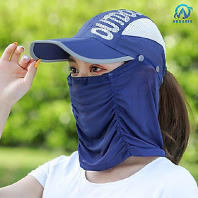 Mũ Nón Chống Nắng Ninja Fullface Kèm Khẩu Trang Lưới Vải Co Giãn Thoáng Khí Có Thể Gấp Gọn Đi Phượt Dã Ngoại Câu Cá Unisex