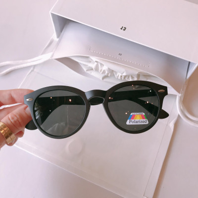 Set Kính Cận Râm Clip On 2in1 Mắt Tròn Đa Năng Màu Đen Cho Nam Và Nữ