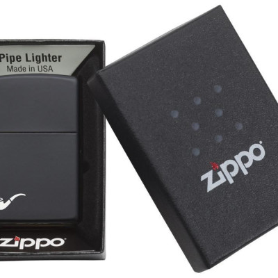 Bật Lửa Zippo Black Matte Pipe 218PL