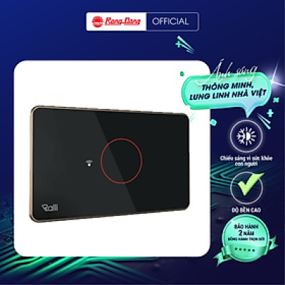 Công tắc thông minh wifi Rạng Đông chữ nhật 1,2,3,4 nút CTCU.WF CN.01T.2W.SP cảm ứng điều khiển từ xa -Hàng chính hãng