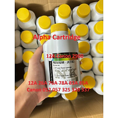 Mực nạp 12A hàng chính hãng Alphacartridge dành cho hộp mực 26A 05A 49A FX9  máy in Canon 2900 3000 3300 6300 251dw 252dw HP 1010 1020 2055 Pro 400 m402 m402nw 1230 