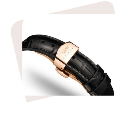 Đồng Hồ Nữ IW CARNIVAL 573L3 Chính Hãng BH 24T Chịu Nước 30m Kính Chống Xước Dây Da Cao Cấp (Máy Cơ Tự Động)