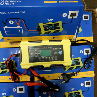 Bộ Sạc Ắc Quy Michel Công Nghệ Đức Sạc 7 Giai Đoạn Khử Sunfat Tự Động Thông Minh Cao Cấp 12v-6ah-100ah