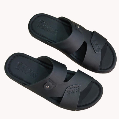 Dép Nam Quai Ngang HÀ NAM Da Bò Thật Cao Cấp DNA2217