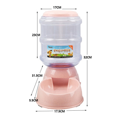 Bát Ăn Và Bình Nước Tự Động Cho Chó Mèo Dung Tích 3,5L