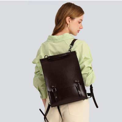 Balo nữ 100% da thật thời trang cao cấp đa chức năng phong cách mới