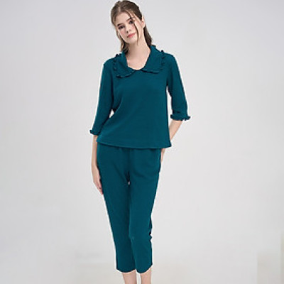 Bộ Đồ Thun Dài Nữ Vincy Thoáng Mát BTD031W21