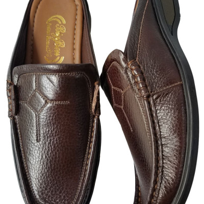 Dép Bít Mũi Nam Da Bò BIGGBEN Cao Cấp SB105