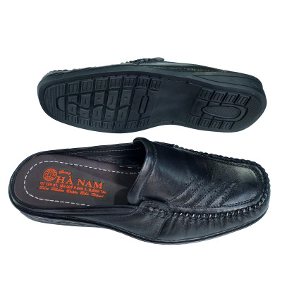 Dép Bít Mũi Nam HÀ NAM Da Bò Thật Cao Cấp GSB2096