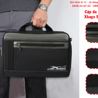 Cặp sách đa năng học sinh, cặp xách laptop Xbags Simple