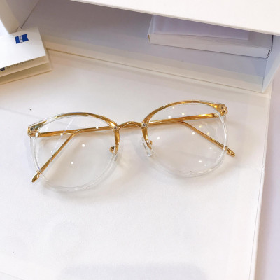 Gọng Kính cận, Kính giả cận Mắt mèo Hàn Quốc gọng Kim loại 