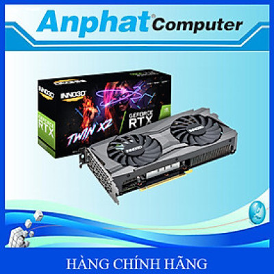 CARD Màn hình VGA Inno3D GeForce RTX 3060 Twin X2 12GB – Hàng Chính Hãng
