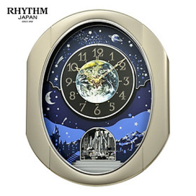 Đồng hồ Rhythm Magic Motion 4MH408WU19 – KT 38.4 x 47.0 x 13.9cm. Dùng PIN.