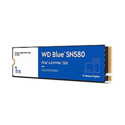 Ổ cứng SSD WD Blue SN580 1TB NVMe PCIe Gen4 x4 ( WDS100T3B0E ) - Hàng Chính Hãng