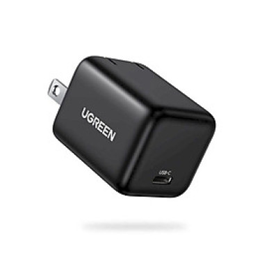 Ugreen UG40918CD272TK 30W Màu Đen Củ sạc nhanh USB-C chuẩn cắm US - HÀNG CHÍNH HÃNG