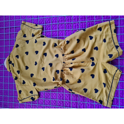 Bộ Đồ Pijama Nữ Cao Cấp Mặc Nhà Ngắn Tay Chất Liệu Cotton  Mặc Mùa Hè Rất Mát