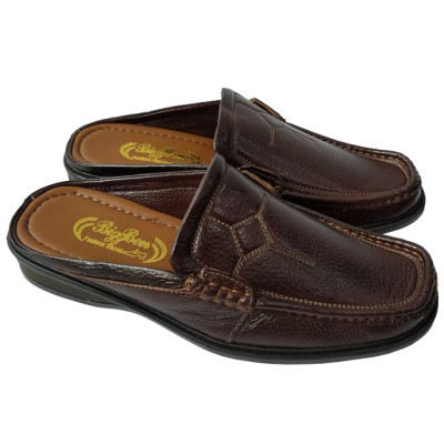 Dép Bít Mũi Nam Da Bò BIGGBEN Cao Cấp SB105