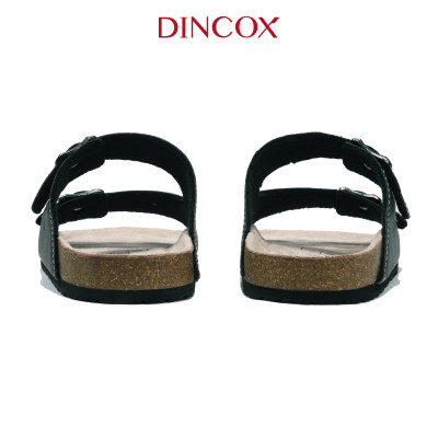 Dép Đế Trấu Nam 2 Khóa Charcoal DC01 Dincox