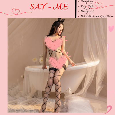 Bộ Bodysuit Lưới Toàn Thân Xẻ Đáy Táo Bạo, Tôn Dáng Tối Đa Và Khơi Gợi Sự Quyến Rũ Tự Nhiên C048