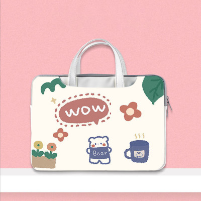 Túi xách da chống sốc laptop máy tính surface, túi công sở nữ cặp đựng laptop cute dễ thương
