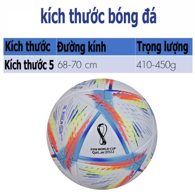 Quả bóng đá ngoại hạng Anh - Banh bóng đá da số 5 - Tặng bơm, kim bơm và túi lưới