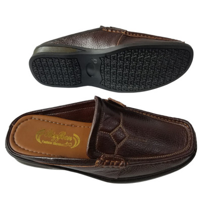 Dép Bít Mũi Nam Da Bò BIGGBEN Cao Cấp SB105