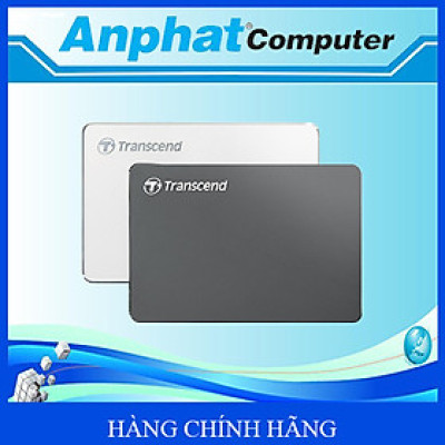 Ổ cứng di động HDD 1TB/2TB Transcend StoreJet 2.5″ C3 – Hàng Chính Hãng