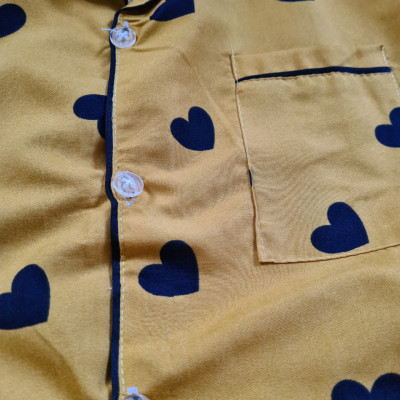 Bộ Đồ Pijama Nữ Cao Cấp Mặc Nhà Ngắn Tay Chất Liệu Cotton  Mặc Mùa Hè Rất Mát