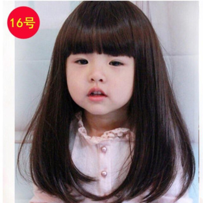 Tóc giả cho bé cúp dài cho bé- tặng lưới chùm tóc