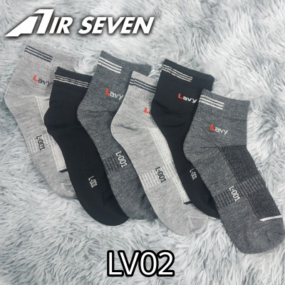 Tất nam cổ trung/ Vớ nam cổ trung màu Xám E7-VT002