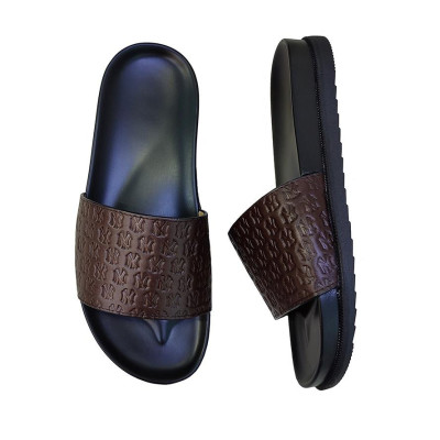 Dép Nam Quai Ngang Da Bò Thật TiTi ĐÔ Cao Cấp DNA2182d