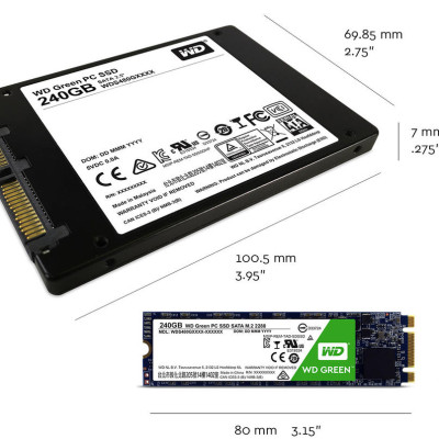 Ổ Cứng SSD WD Green 120GB - WDS120G1G0A - Hàng chính hãng