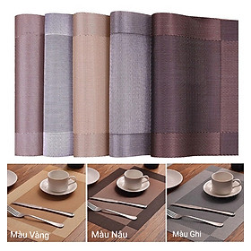Set 2 Tấm lót bàn ăn nâu - 30x45cm