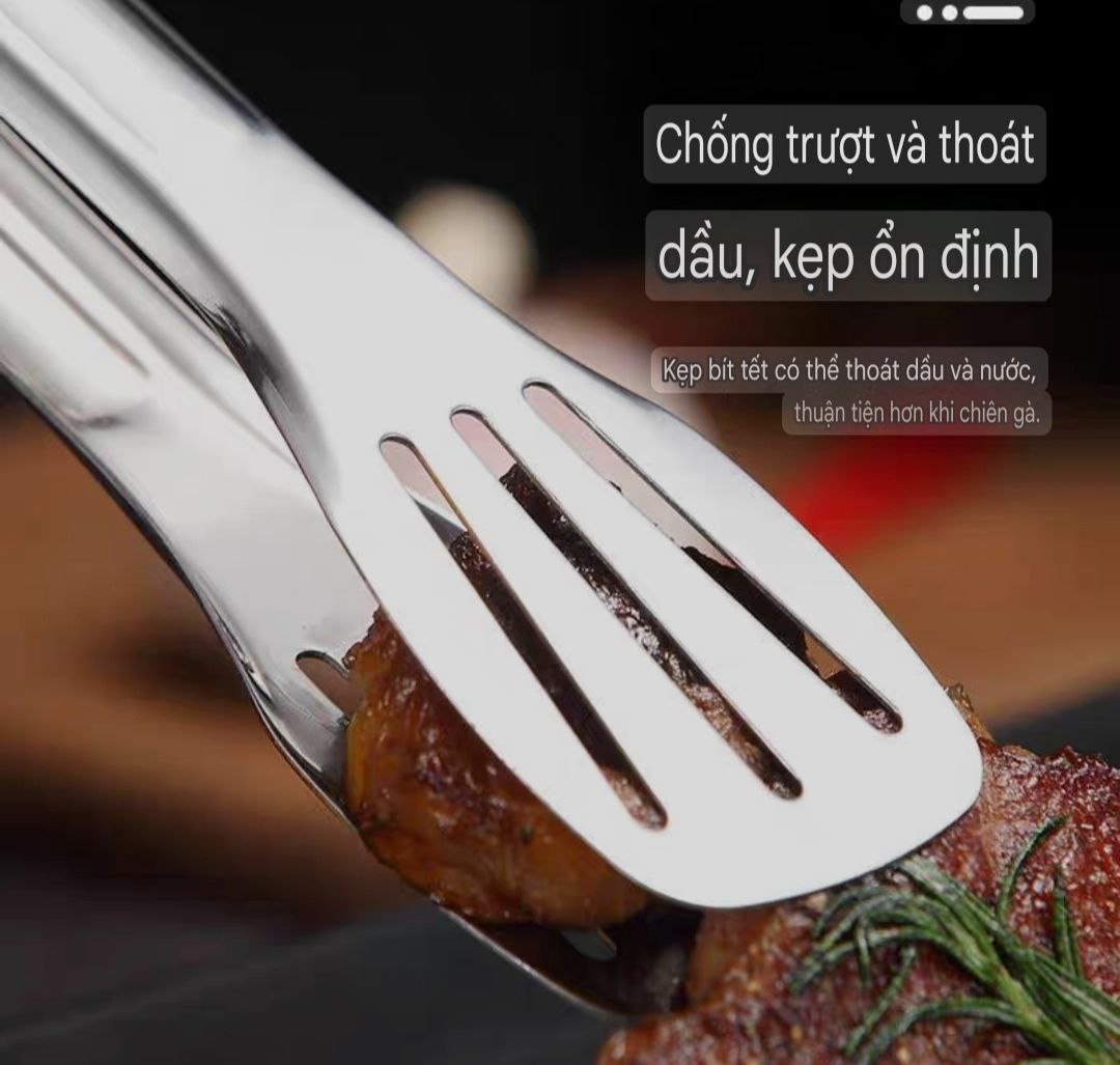 Kẹp Gắp Inox - 24cm