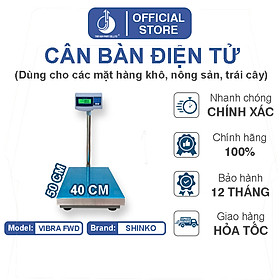 Cân Bàn Điện Tử Vibra FWD - Mặt Bàn Cân 300X400MM