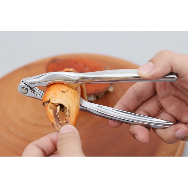 Kẹp cua Inox chuyên dùng ăn hải sản kẹp càng cua, ghẹ,tôm hùm kẹp các loại hạt trái cây cứng, dụng cụ hỗ trợ đa năng