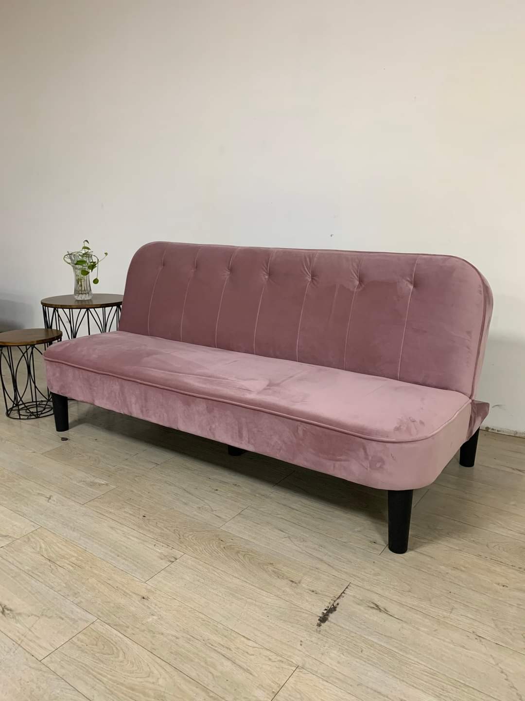 Sofa giường Juno sofa vải nhung ngang 1m7 nhiều màu