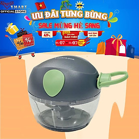 Dụng Cụ Băm/Xay Hành Tỏi, Rau Củ Mini Hình Con Vật Ngộ Nghĩnh Lock&Lock CKS321, Lưỡi Dao Bằng Thép Không Gỉ - Hàng Chính Hãng