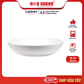 Đĩa Thủy Tinh Luminarc Lines 25cm - bộ 6 đĩa - Q1666