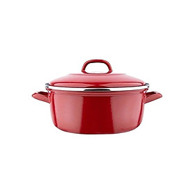 Nồi Tráng Men BK Indigo - Màu Đỏ - 20/26cm 